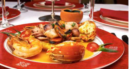 романтический ужин на праздник влюблённых